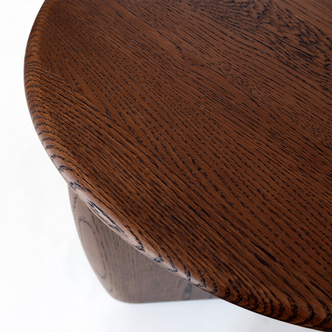 EDEN side table Espresso Oak top-Espresso Oak leg 