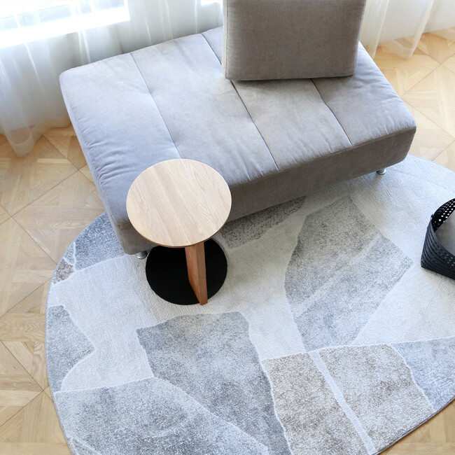 GUILD side table Light Oak-Black base 