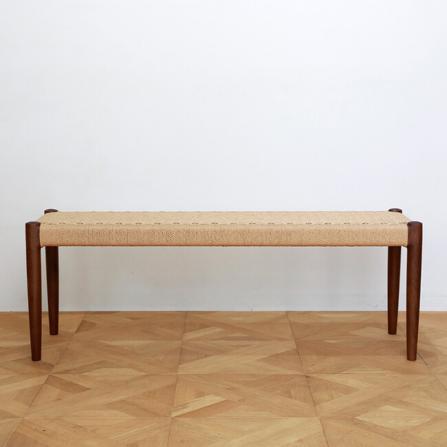 AL （エーエル）ペーパーコード ベンチ（ウォールナット） AL ウォールナット