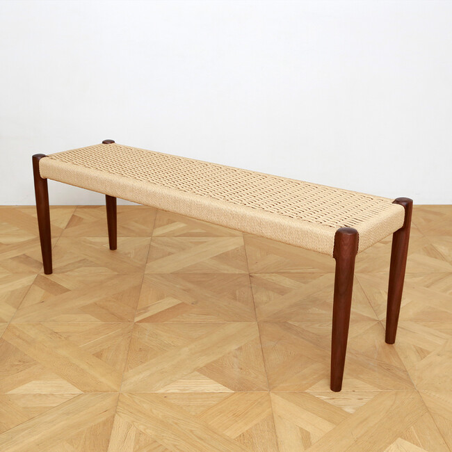 AL （エーエル）ペーパーコード ベンチ（ウォールナット） AL ウォールナット