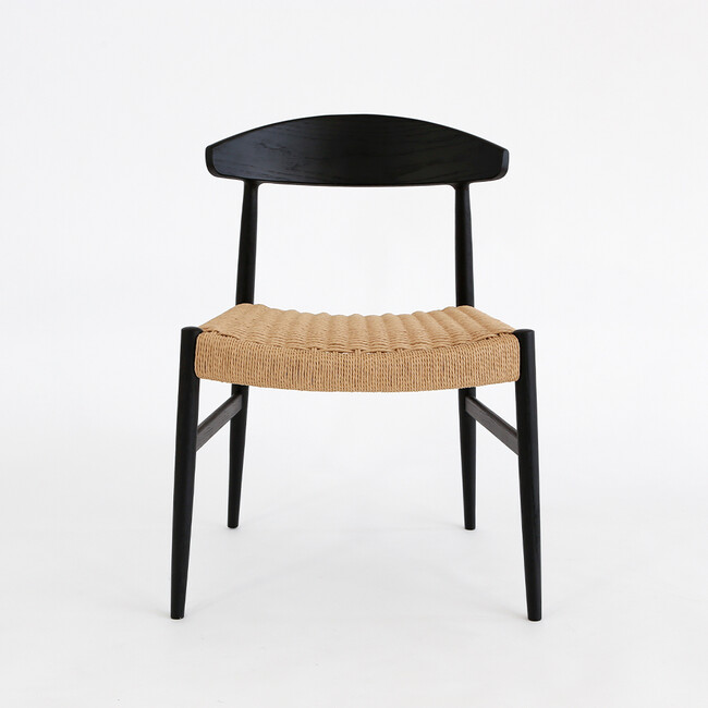 HS（エイチエス）ペーパーコード チェア（ブラック） 