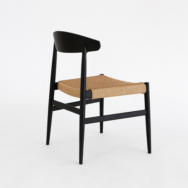 HS（エイチエス）ペーパーコード チェア（ブラック） 