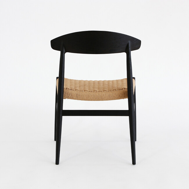 HS（エイチエス）ペーパーコード チェア（ブラック） 