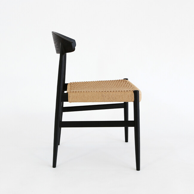 HS（エイチエス）ペーパーコード チェア（ブラック） 