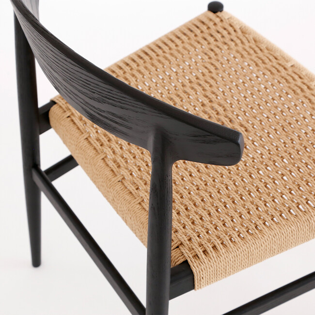 HS（エイチエス）ペーパーコード チェア（ブラック） 