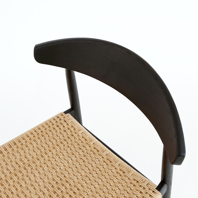 HS（エイチエス）ペーパーコード チェア（ブラック） 