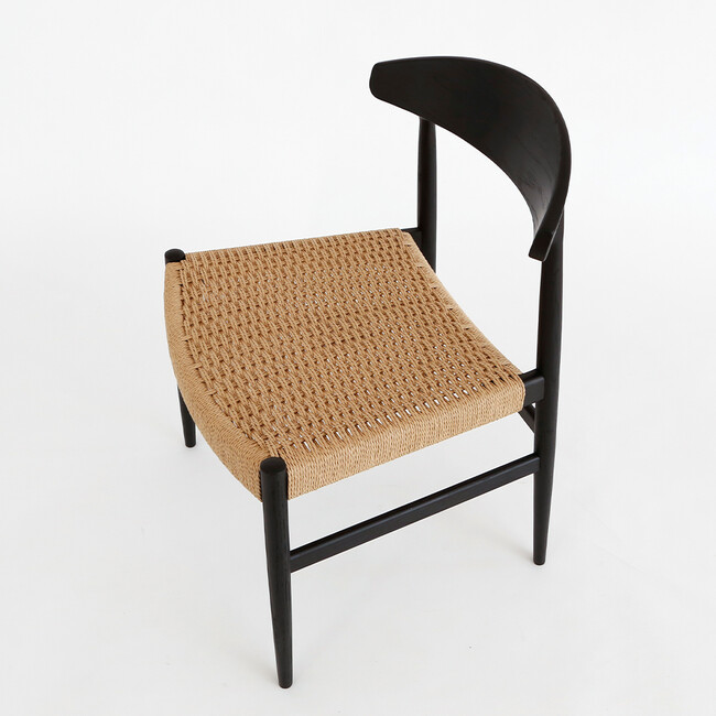 HS（エイチエス）ペーパーコード チェア（ブラック） 