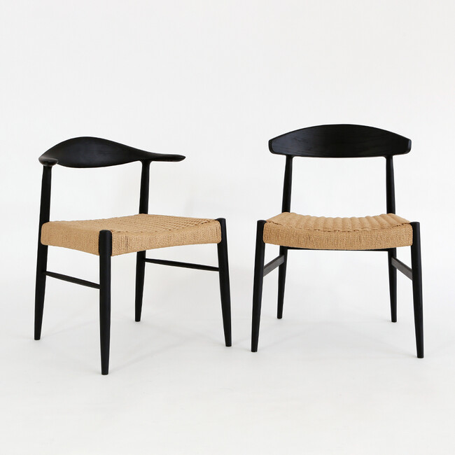 AL （エーエル）ペーパーコード チェア（ブラック） 