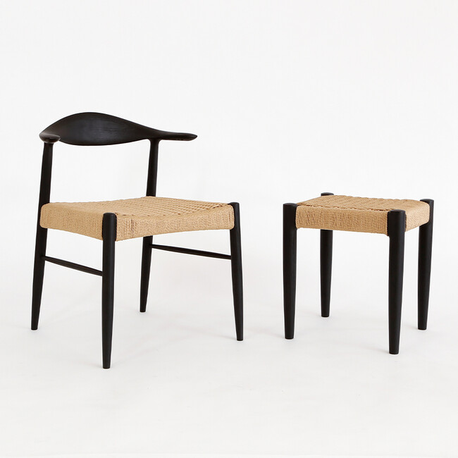 AL （エーエル）ペーパーコード チェア（ブラック） 