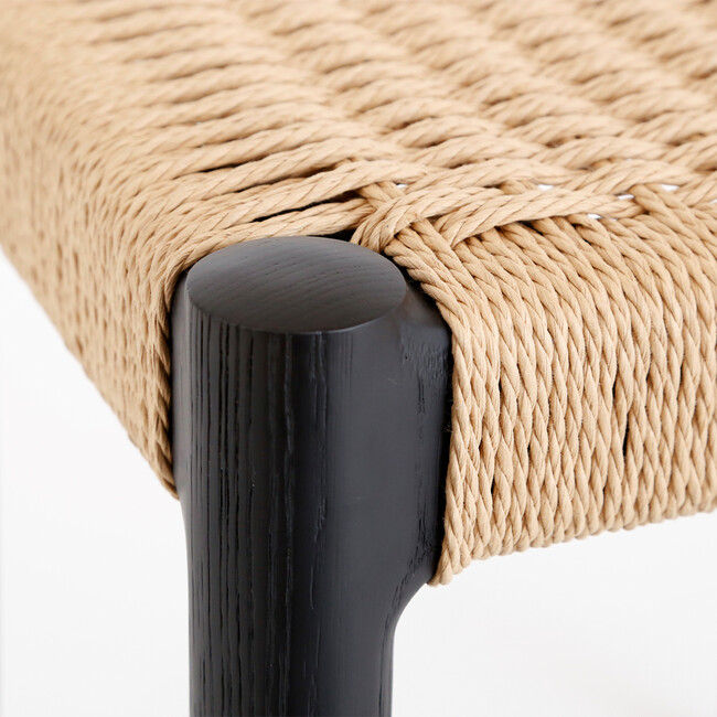 AL （エーエル）ペーパーコード スツール（ブラック） 