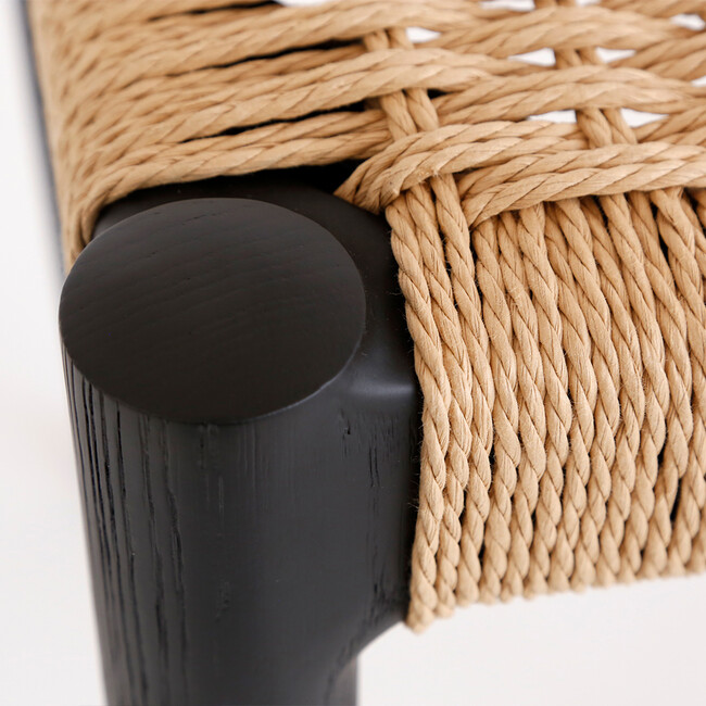 AL （エーエル）ペーパーコード スツール（ブラック） 