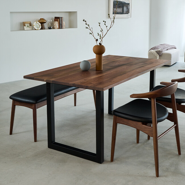 North（ノース） 100 ダイニングベンチ（ウォールナット） 