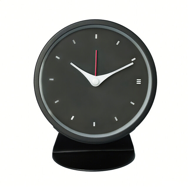 メタルクォーツ アラームクロック（ブラック） 