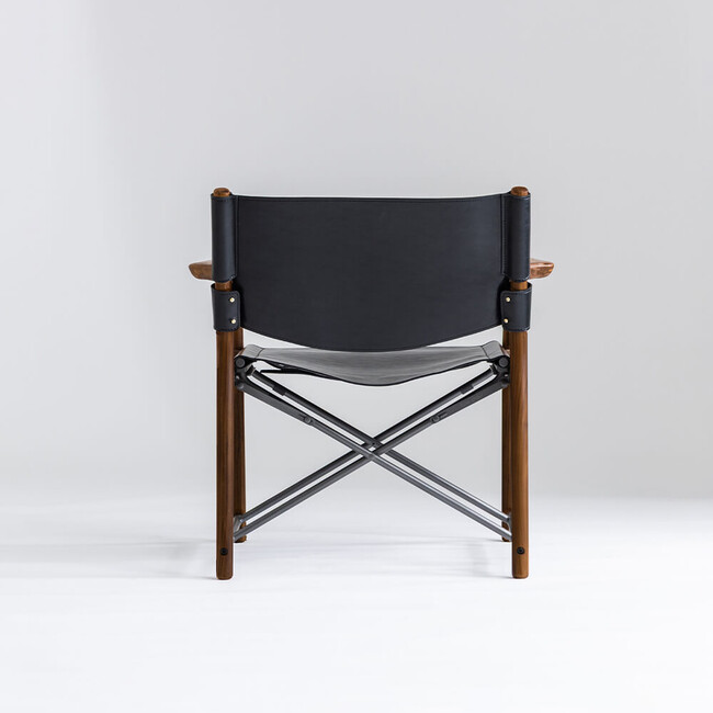 【限定】foxx chair（フォックス）Lounge Chair（ラウンジチェア） Deck BK Leather 