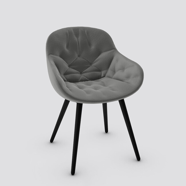 カリガリス イグルーソフト ダイニングチェア ／ Calligaris IGLOO SOFT Dining chair[CS1841] S0L P15L S0L イメージCG画像