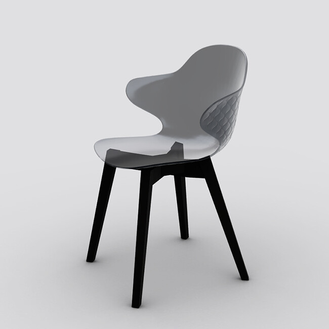 カリガリス サントロペ ダイニングチェア (木脚) ／ Calligaris SAINT TROPEZ Dining chair[CS1855] P266 P15L P266 イメージCG画像