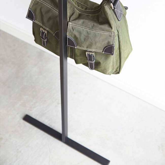 スリムコートハンガー ライン（ブラック） 