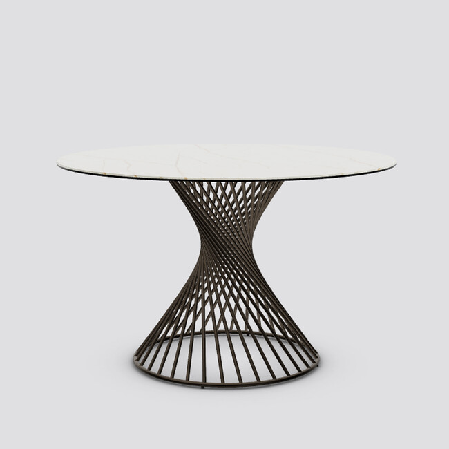 カリガリス ボルテックス 円形ダイニングテーブル (セラミック) ／ Calligaris VORTEX Round table[CS4108-FD 120] P27C P27C P29L イメージCG画像