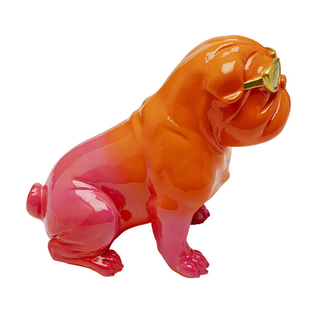 ファッションドッグ オレンジ 17cm デコフィギア 