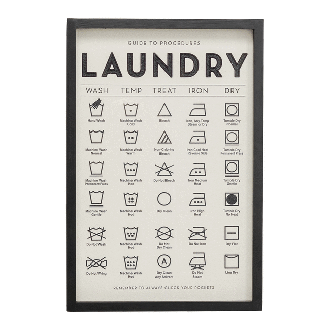 ランドリー61×41cm フレームピクチャー 