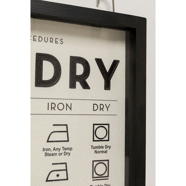 ランドリー61×41cm フレームピクチャー 