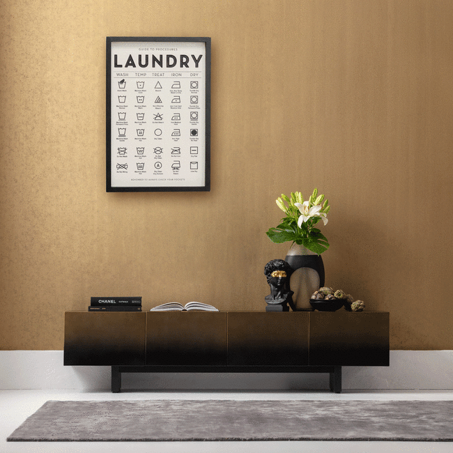 ランドリー61×41cm フレームピクチャー 