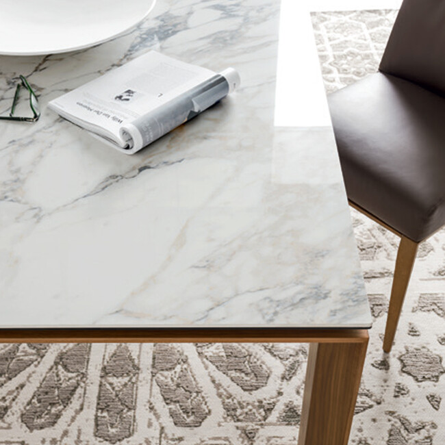 カリガリス オムニア ダイニングテーブル (セラミック) ／ Calligaris OMNIA ceramic Dining table[CS4058-R 160] P2C 