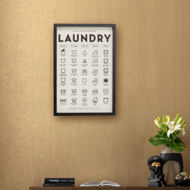 ランドリー61×41cm フレームピクチャー 