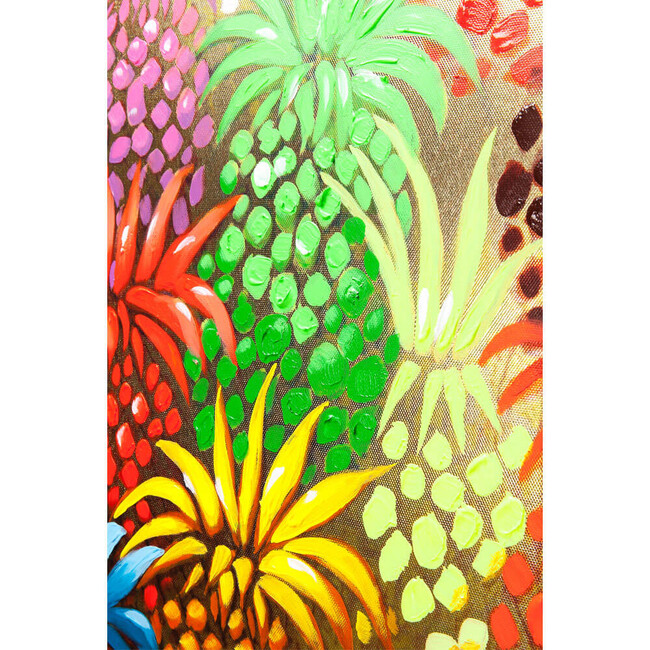 フラワーエレファント50x40cm タッチドピクチャー 