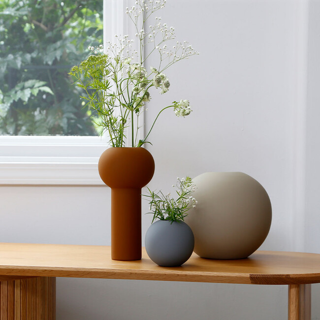 Pillar Vase 24cm Coconut 