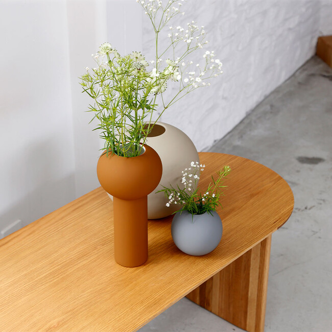 Pillar Vase 24cm Coconut 
