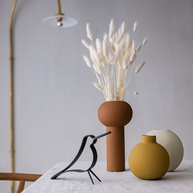 Pillar Vase 24cm Coconut 