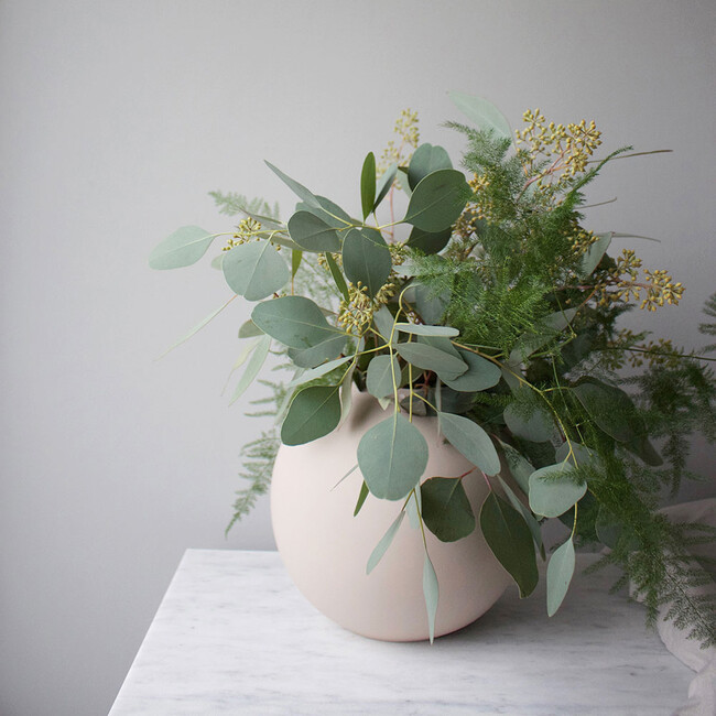 Ball Vase 20cm Sand 