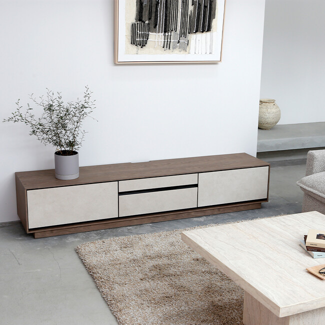 DAVANTI （ダヴァンティ）テレビボード（MIW+IVC） カラー：MIW+IVC　サイズ：180cm