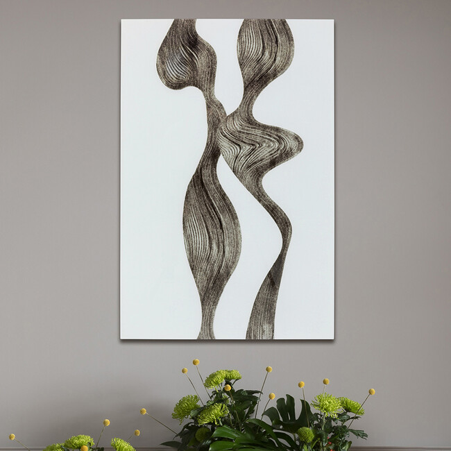 アブストラクトアートパートⅡ80×120cm ガラスアート 