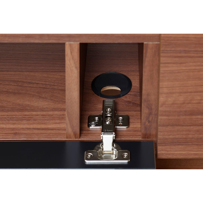 WV テレビボード（ラスターベージュ） 配線穴