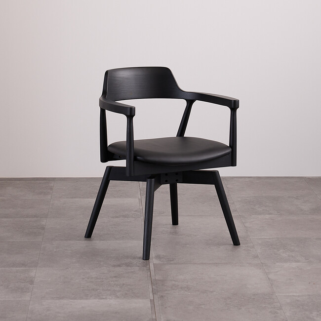 リストール ダイニングチェア（Black） Black