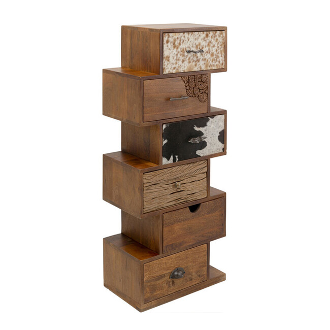 ロデオジグザグ（6Drw） キャビネット 