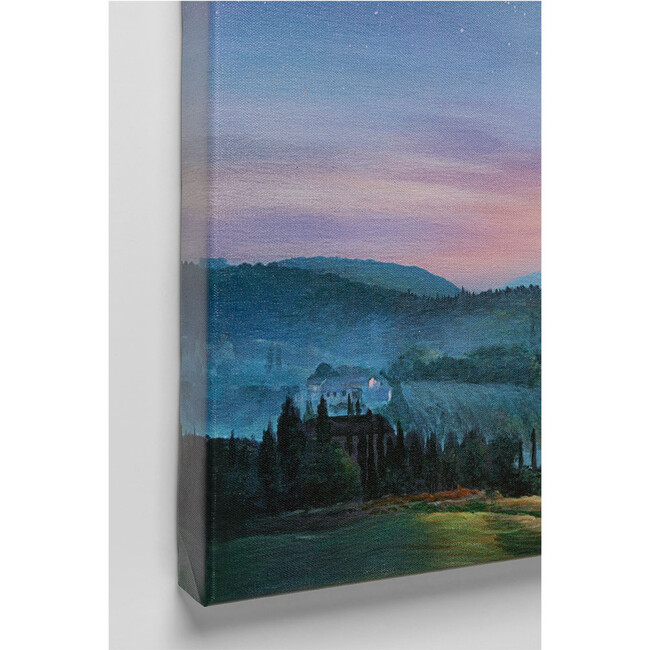 フライングエレファント アットナイト 80x100cm キャンバスピクチャー 