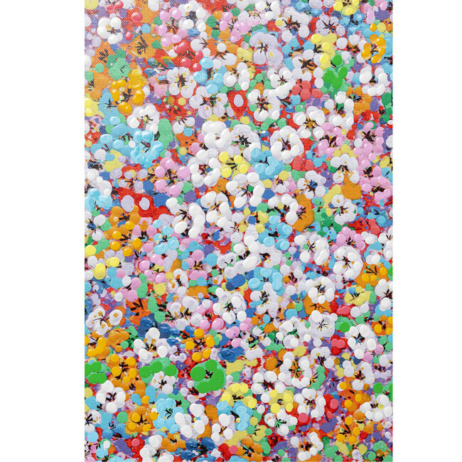 フライングエレファント アットナイト 80x100cm キャンバスピクチャー 