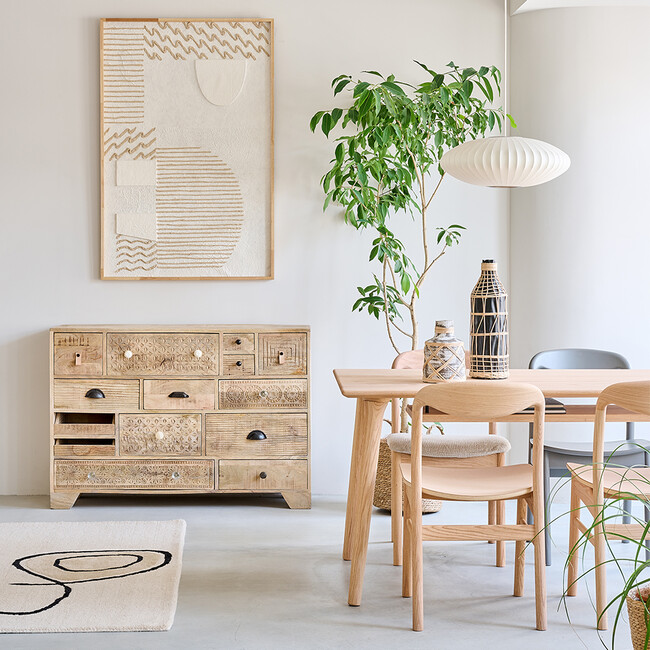 SATO（サト）ダイニングテーブル OAK W1800 