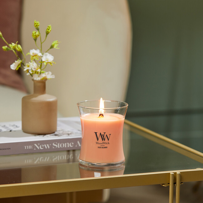 WoodWick（ウッドウィック） ジャーM キャンドル （ラベンダースパ） ジャーＭ ユズブルームズ