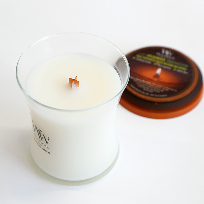 WoodWick（ウッドウィック） ジャーM キャンドル （ラベンダースパ） ジャーＭ ホワイトティー＆ジャスミン
