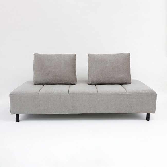 NESSO（ネッソ）2Pワイドアームレスソファ（ES01） クッションレストは別売