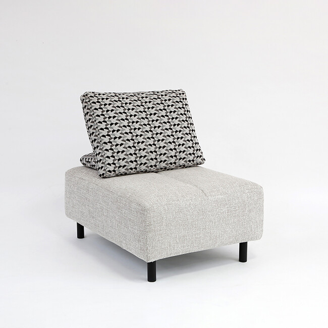 NESSO（ネッソ）オットマン ＋ クッションレスト（本体：J225LGL） NSO-19N-BK(J200LGL) + NSO-55Ｎ(ES02)