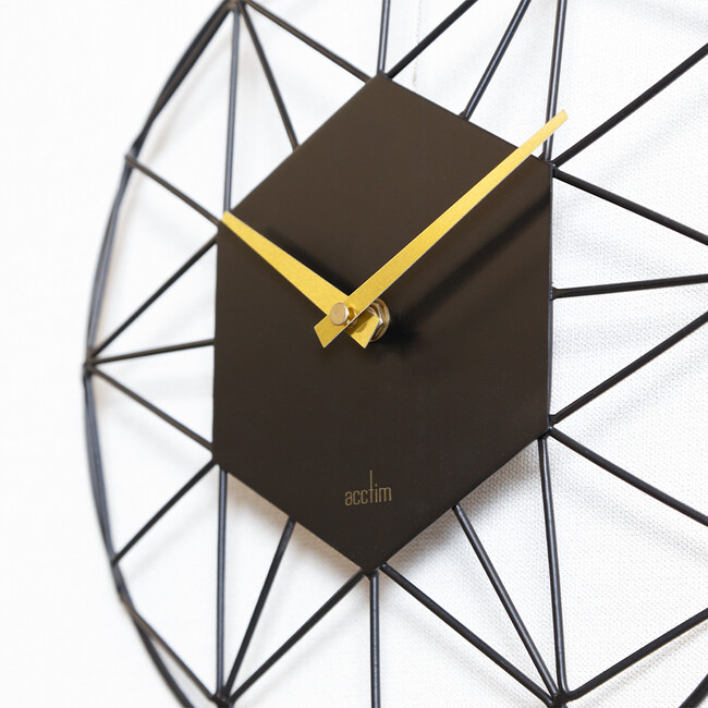 Alva Black ウォールクロック 
