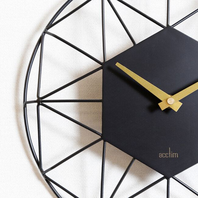 Alva Black ウォールクロック 