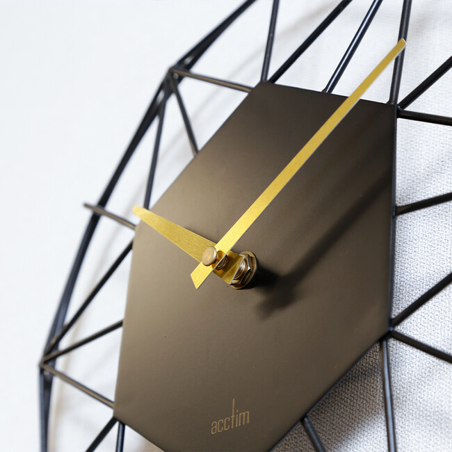 Alva Black ウォールクロック 