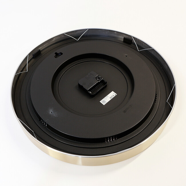 Luxe Green MarbleGold Black ウォールクロック 