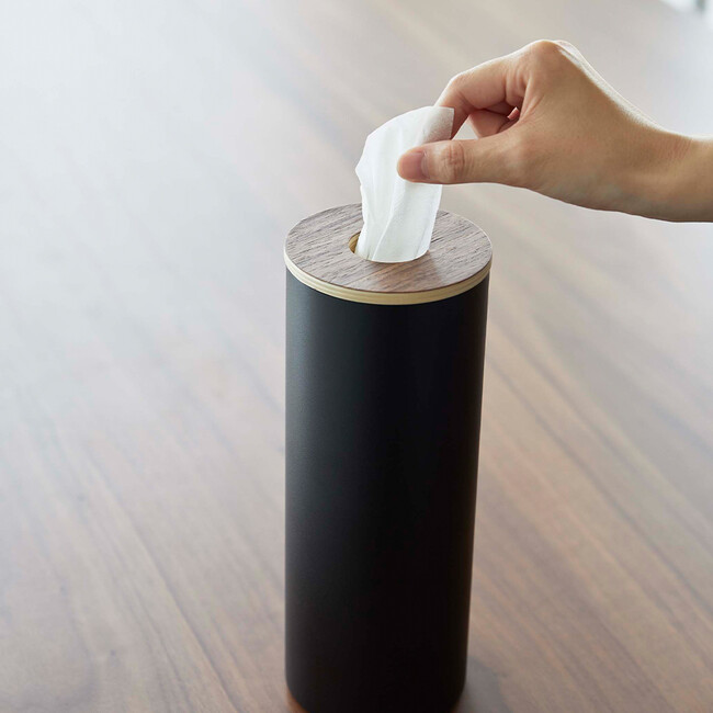 RIN（リン）ボトル型ティッシュケース Ｌ（ブラウン） 